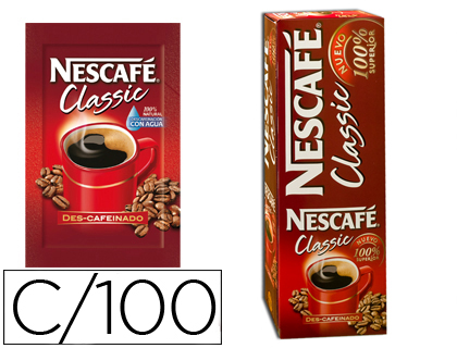 10 sobres de café Nescafé natural monodosis 2g.
